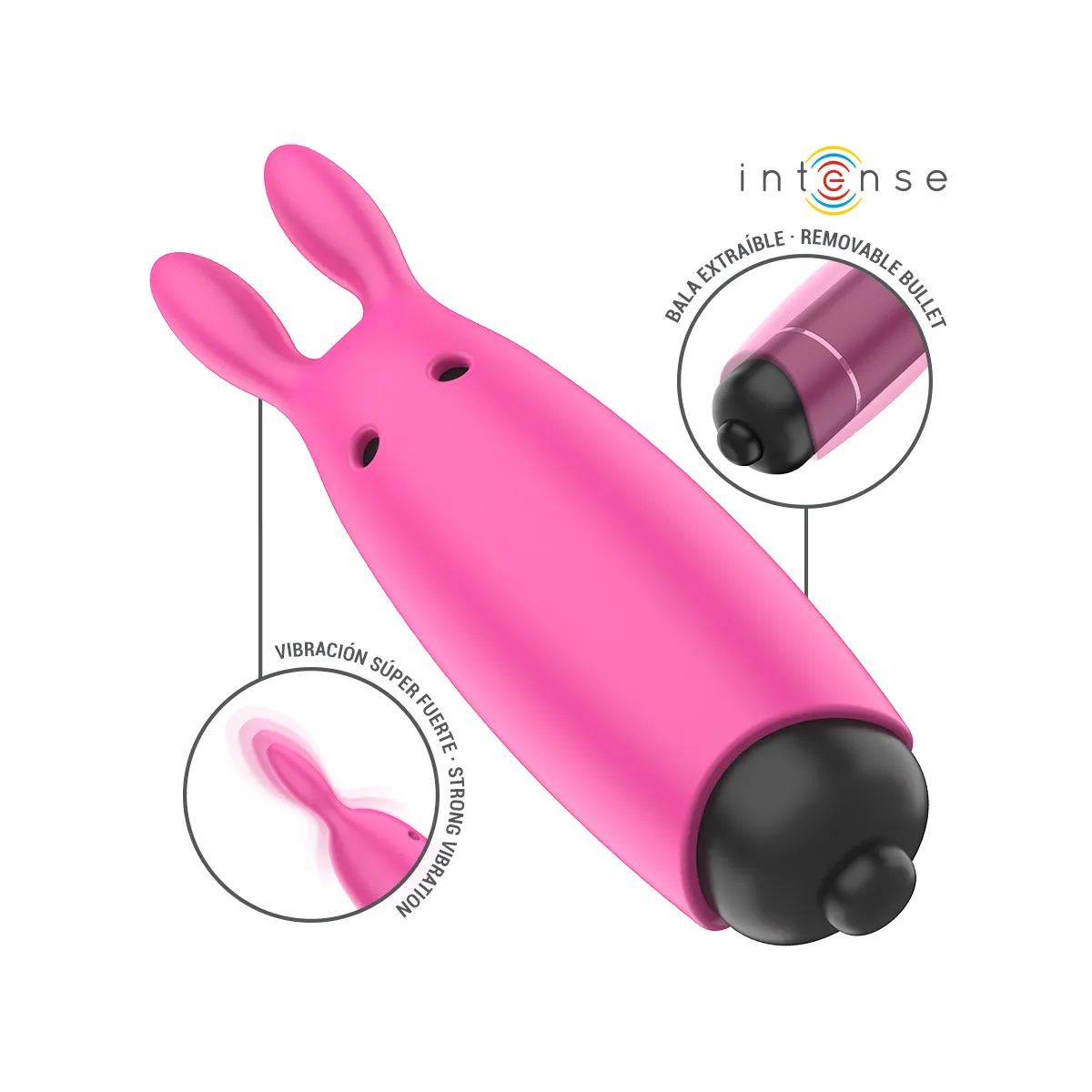 Hopper Pink Vibrierendes Bullet 8,3 X 2,4 cm von Intense Fun | Fesselliebe.de