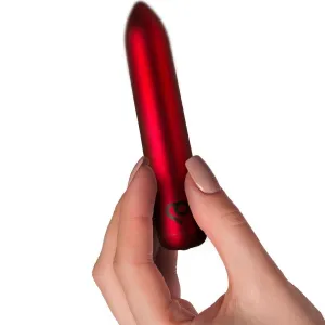 Wiederaufladbarer Vibrierender Bullet Poppy Red von Rocks-Off