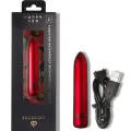 Wiederaufladbarer Vibrierender Bullet Poppy Red von Rocks-Off