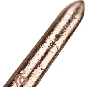 Wiederaufladbarer Vibrierender Bullet Golden Rose von Rocks-Off