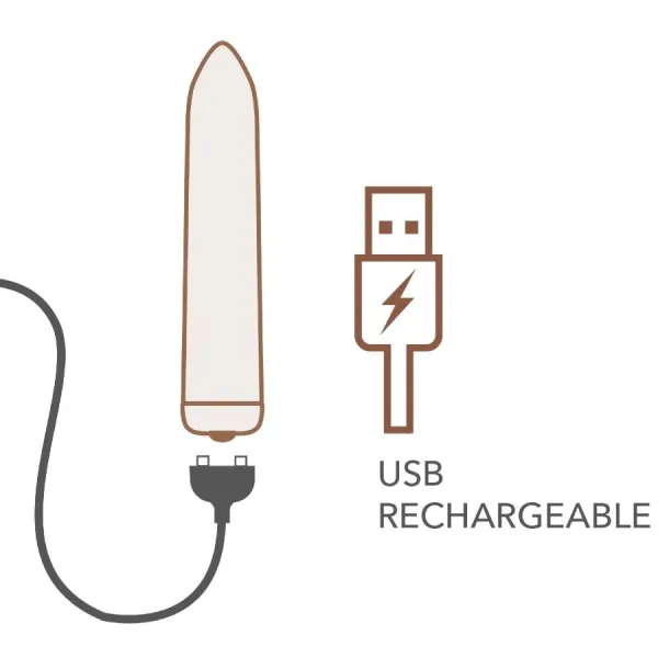 Wiederaufladbarer Vibrierender Bullet Golden Rose von Rocks-Off | Fesselliebe.de