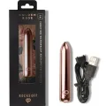 Wiederaufladbarer Vibrierender Bullet Golden Rose von Rocks-Off