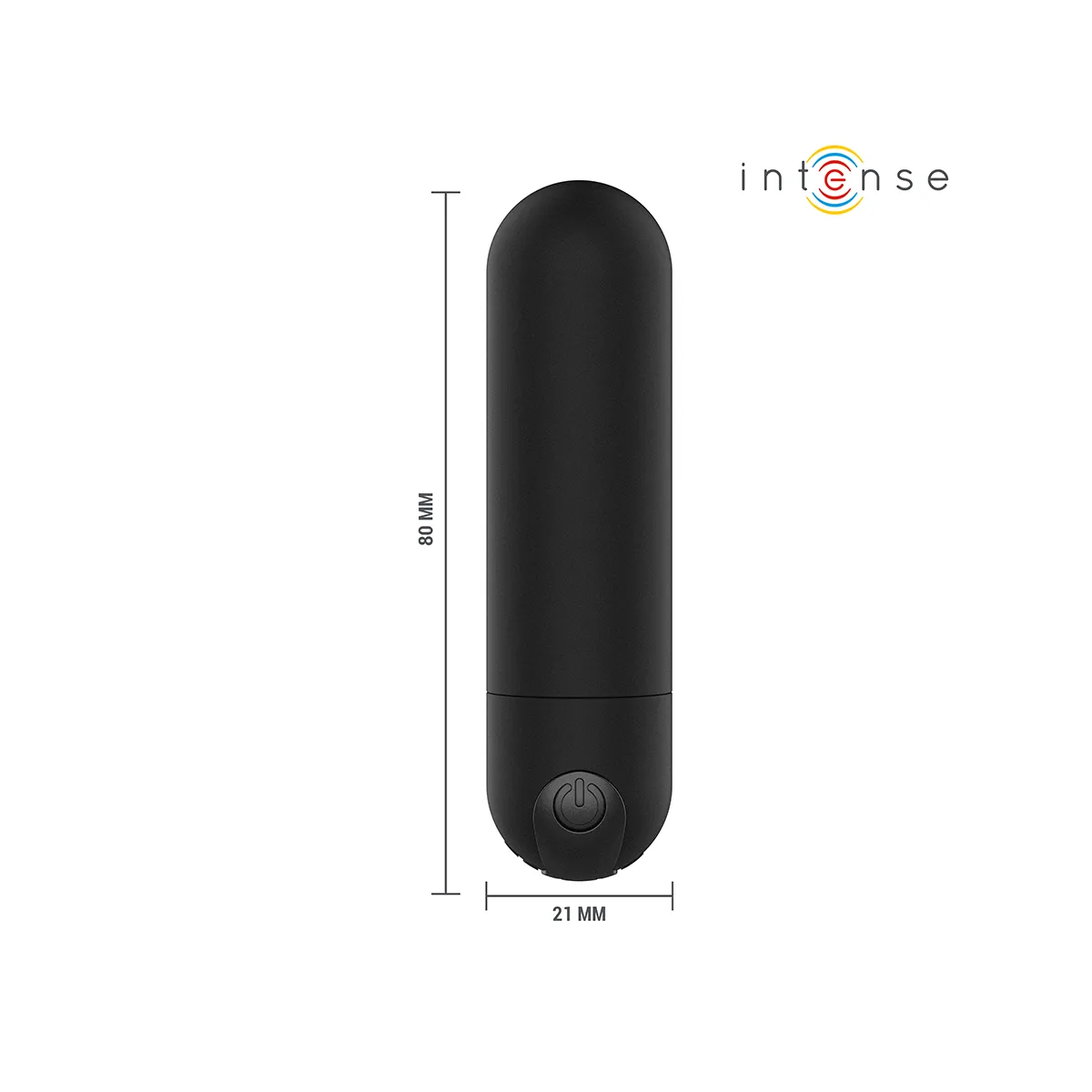 Karen Mini wiederaufladbarer Vibrationskugel Schwarz von Intense Fun | Fesselliebe.de