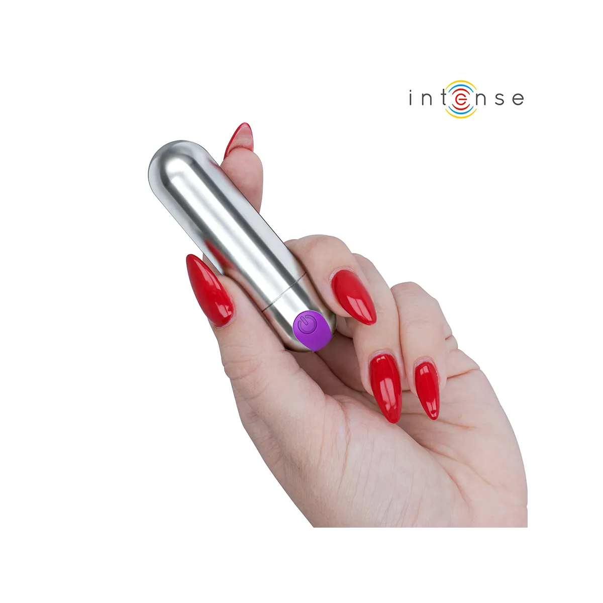 Karen Mini wiederaufladbarer Vibrationskugel Silber von Intense Fun | Fesselliebe.de