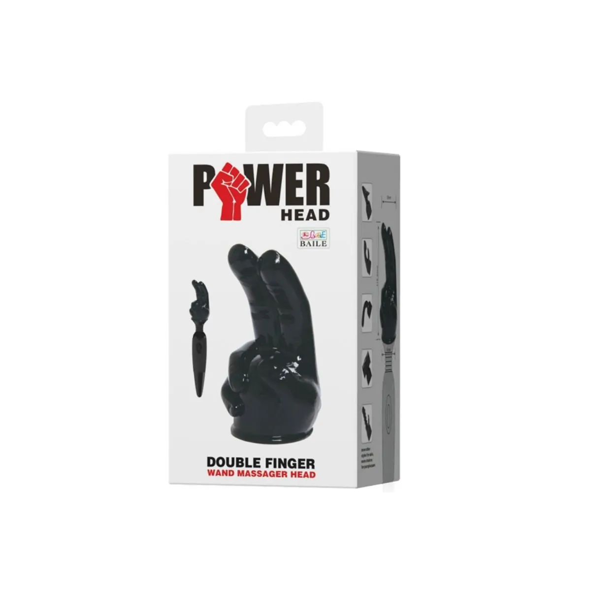 Power Headauswechselbarer Kopf für Handdesign Massager von Baile Power Head | Fesselliebe.de