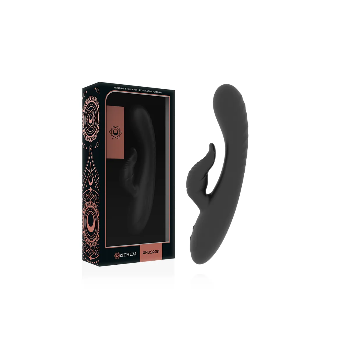 Anusara Dual wiederaufladbarer Motor 2,0 Schwarz von Rithual | Fesselliebe.de