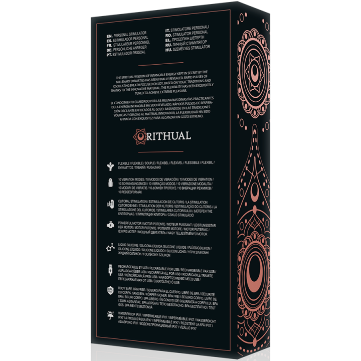 Anusara Dual wiederaufladbarer Motor 2,0 Schwarz von Rithual | Fesselliebe.de