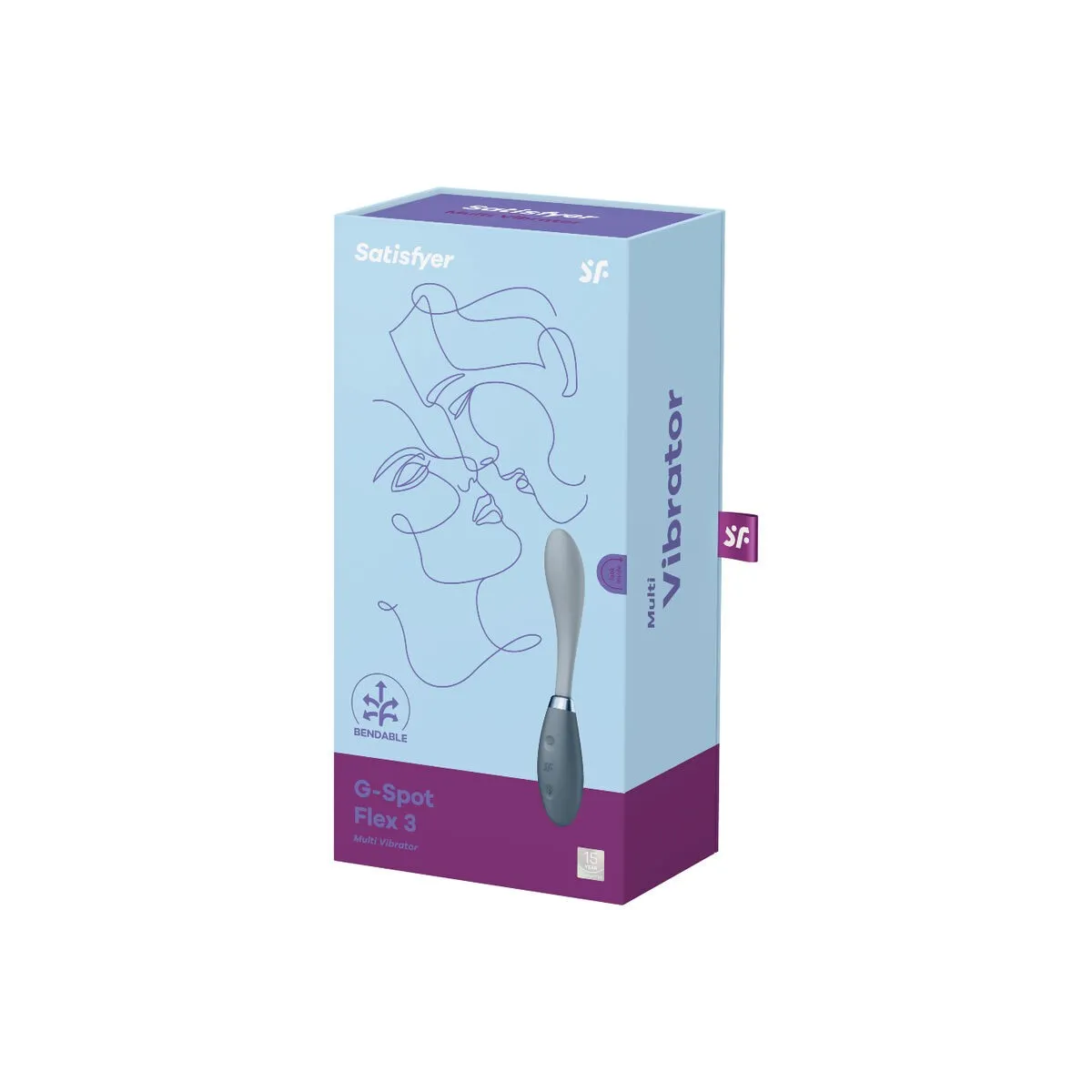 G-Spot Flex 3 Multi Vibrator Grau von Satisfyer Vibrator | Fesselliebe.de