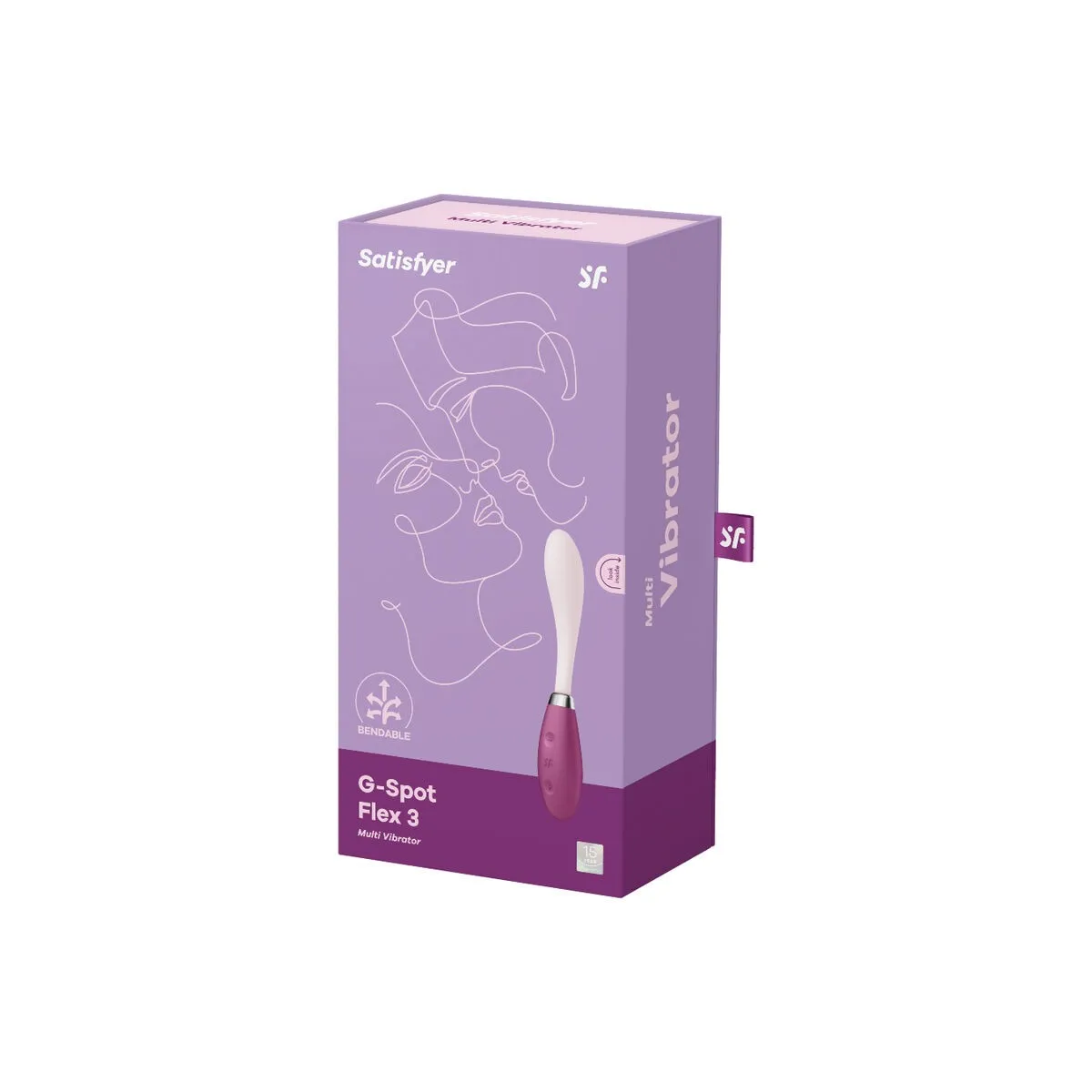 G-Spot Flex 3 Multi Vibrator Rot von Satisfyer Vibrator | Fesselliebe.de