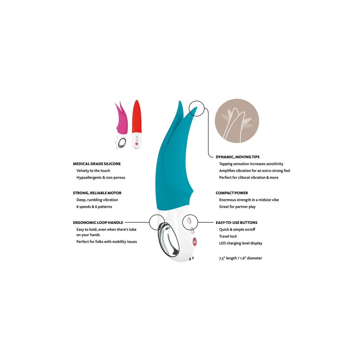 Volta G5 Klitoralvibrator Benzin von Fun Factory | Fesselliebe.de