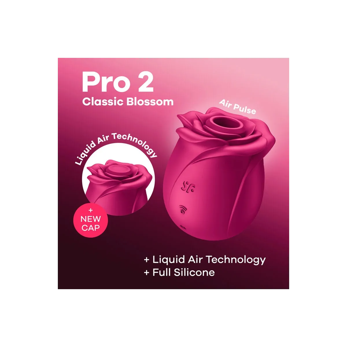 Air Pulse Pro 2 Classic Blossom Vibrator von Satisfyer Air Pulse | Fesselliebe.de