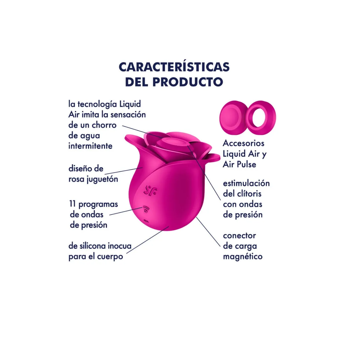 Air Pulse Pro 2 Moderner Blossom Vibrator von Satisfyer Air Pulse | Fesselliebe.de