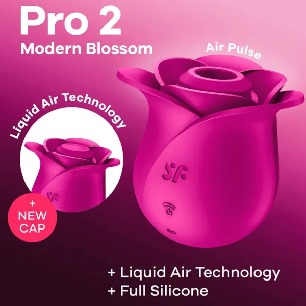 Air Pulse Pro 2 Moderner Blossom Vibrator von Satisfyer Air Pulse | Fesselliebe.de