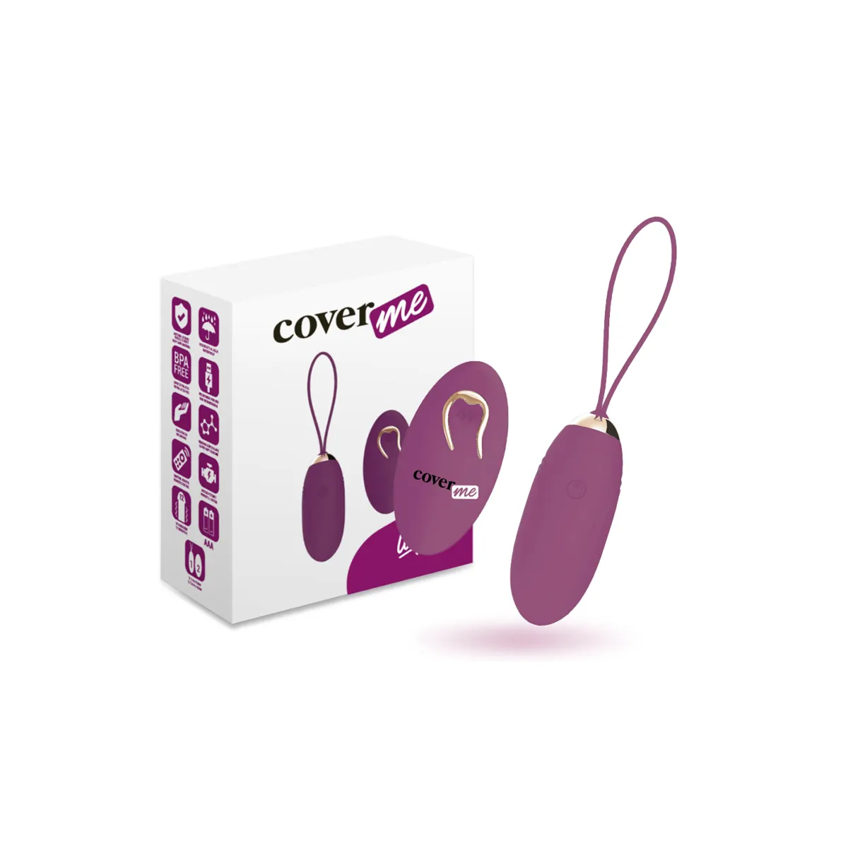 Lapi Lilac mit Fernbedienungs-Ei von Coverme | Fesselliebe.de