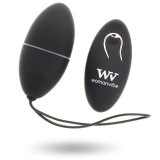 Alsan Egg mit Fernbedienung Schwarz Silikon Schwarz von Womanvibe | Fesselliebe.de