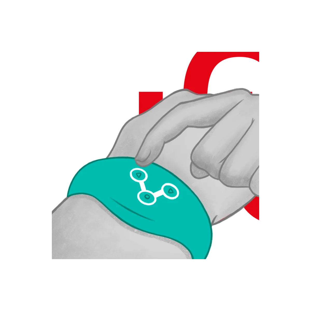 Wireless-Technologie-Uhr Aquamarin von Watchme | Fesselliebe.de