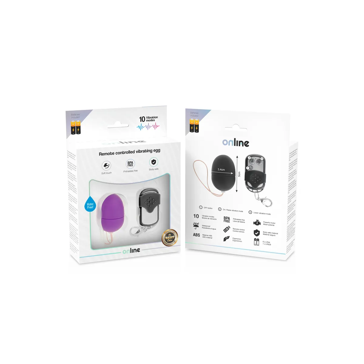 Fernbedienung Vibrierende Eier S Lila von Online | Fesselliebe.de