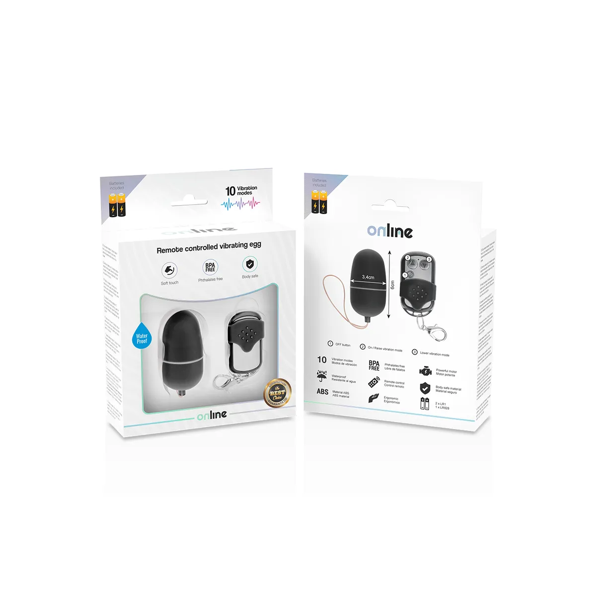 Fernbedienung Vibrierendes Ei M Schwarz von Online | Fesselliebe.de