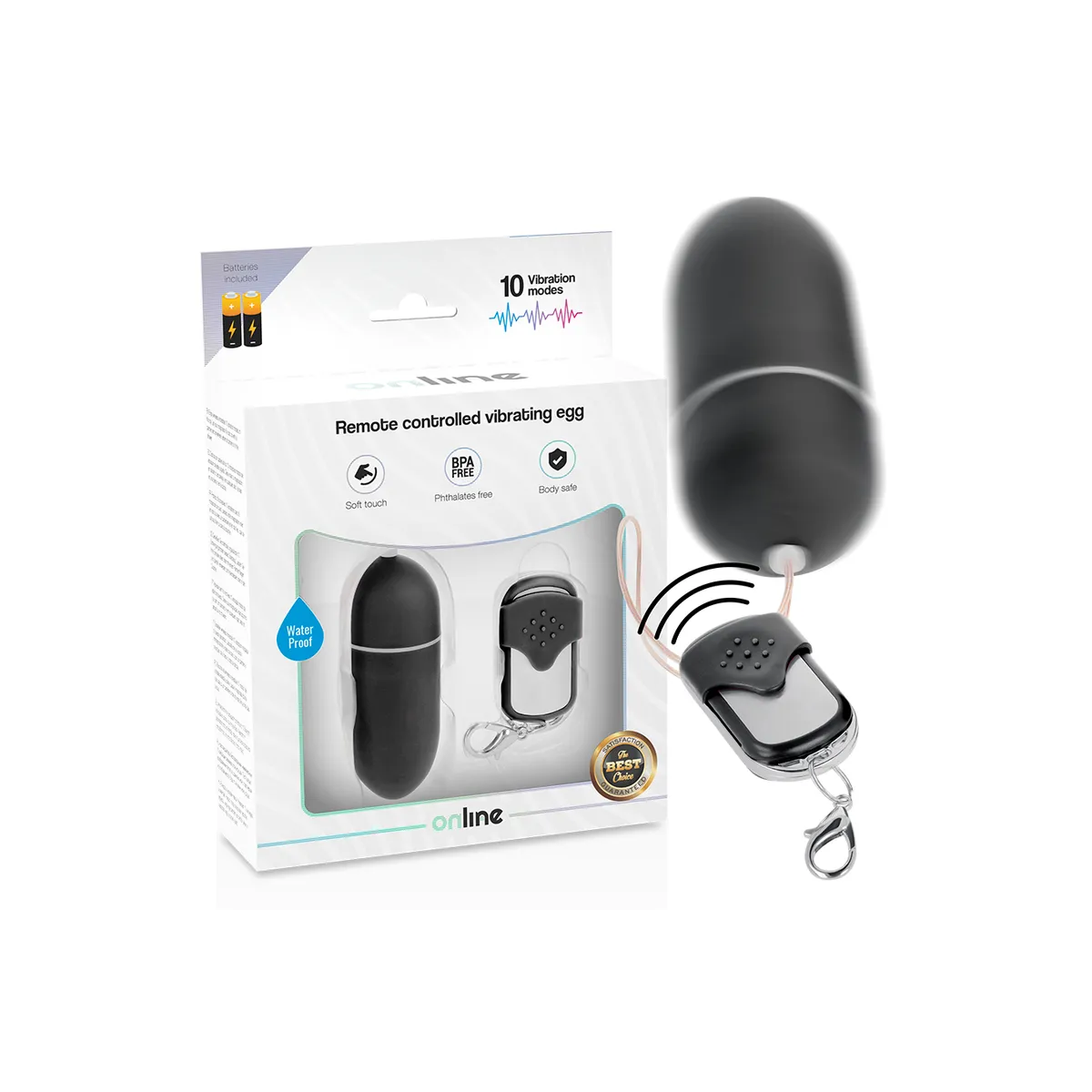 Fernbedienung Vibrierendes Ei L Schwarz von Online | Fesselliebe.de