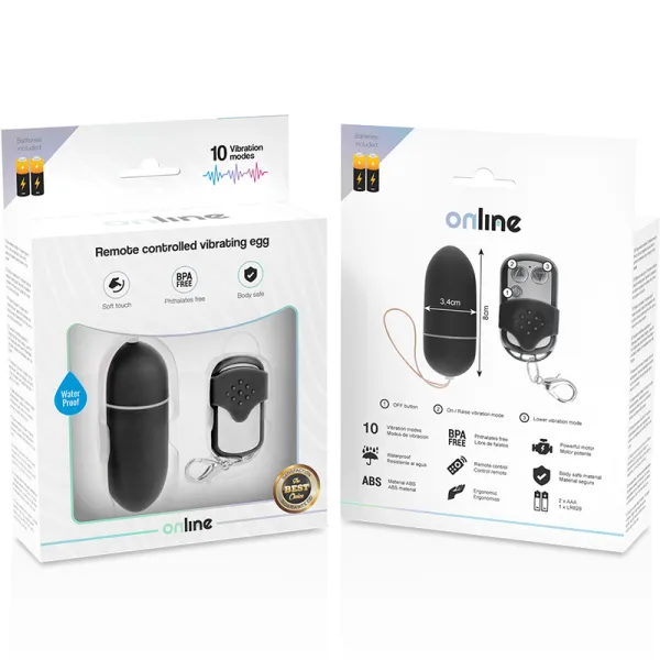Fernbedienung Vibrierendes Ei L Schwarz von Online | Fesselliebe.de