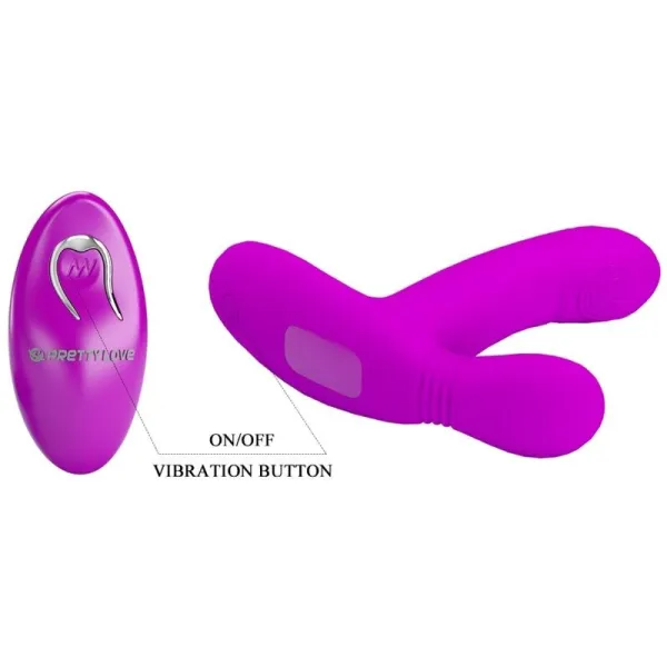 Geri Klitoris Massager Rosa mit Fernbedienung von Pretty Love Flirtation | Fesselliebe.de