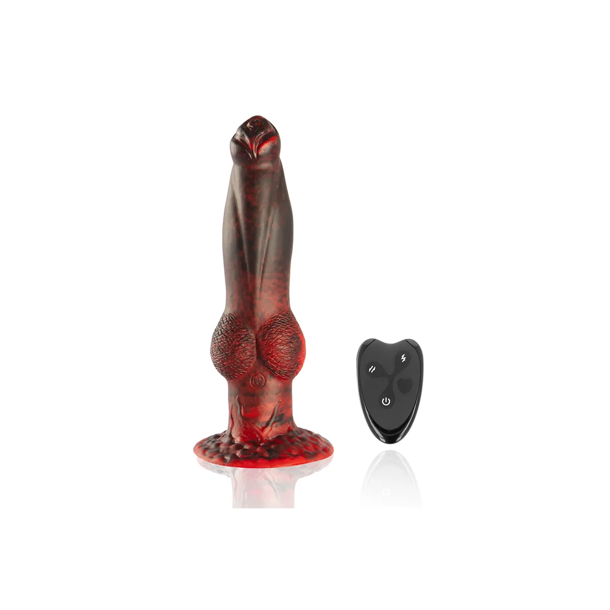 Prometheus Dildo Titan In Flames wiederaufladbare mit Fernbedienung von Epic | Fesselliebe.de