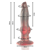 Prometheus Dildo Titan In Flames wiederaufladbare mit Fernbedienung von Epic | Fesselliebe.de