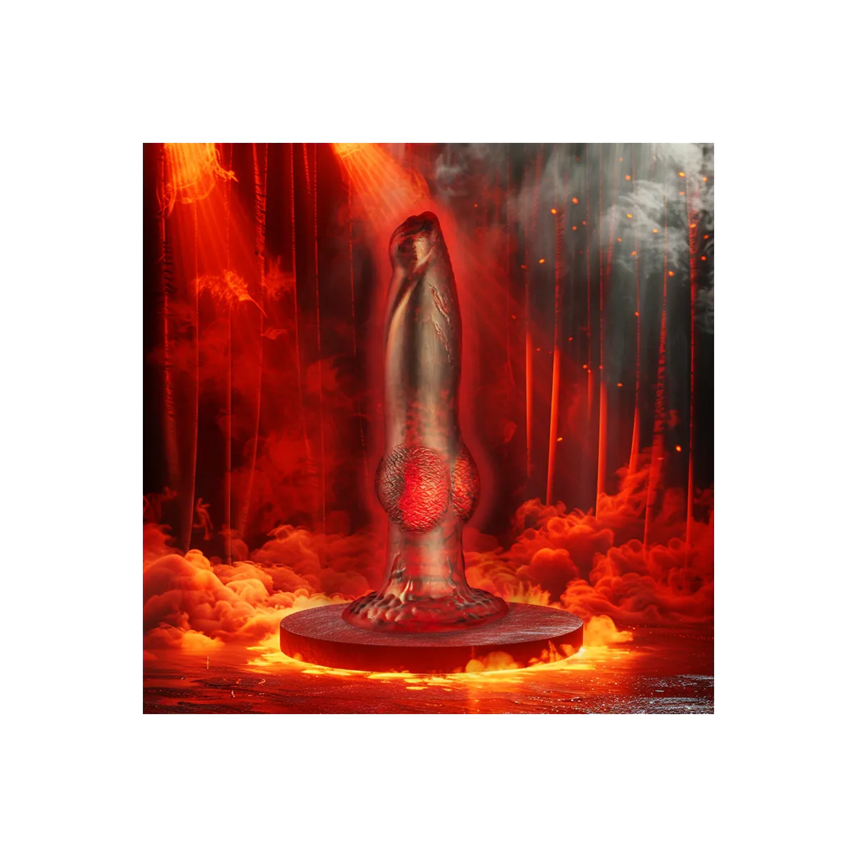 Prometheus Dildo Titan In Flames wiederaufladbare mit Fernbedienung von Epic | Fesselliebe.de