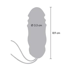 Happiness Sunn Side Up and Down Fuchsia Vibrator mit Fernbedienung von Toyjoy