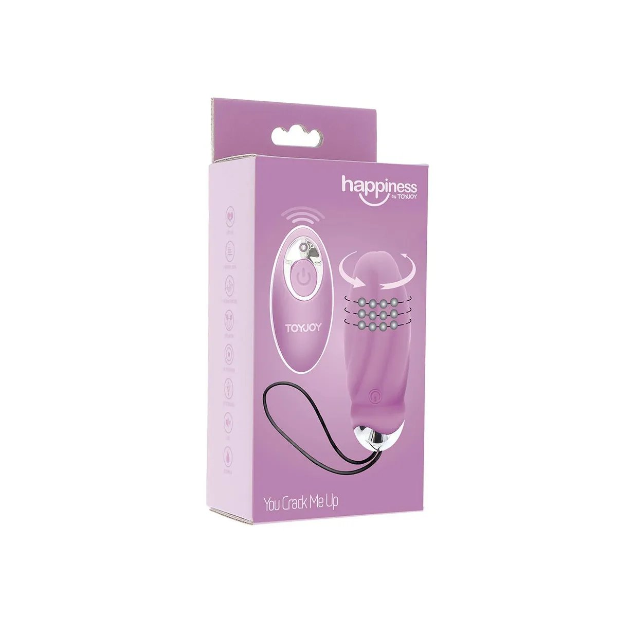 Happiness You Crack Me Up Rosa Vibrator mit Fernbedienung von Toyjoy | Fesselliebe.de