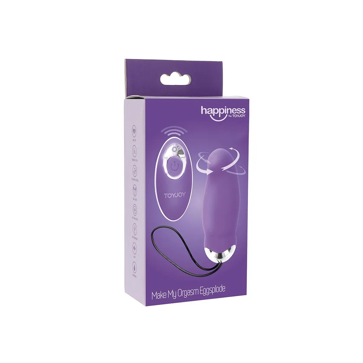 Happiness My Orgasm Eggsplode Lila Vibrator mit Fernbedienung von Toyjoy | Fesselliebe.de