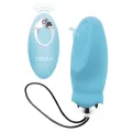 Happiness Im So Eggcited Vibrator mit Fernbedienung Blau von Toyjoy