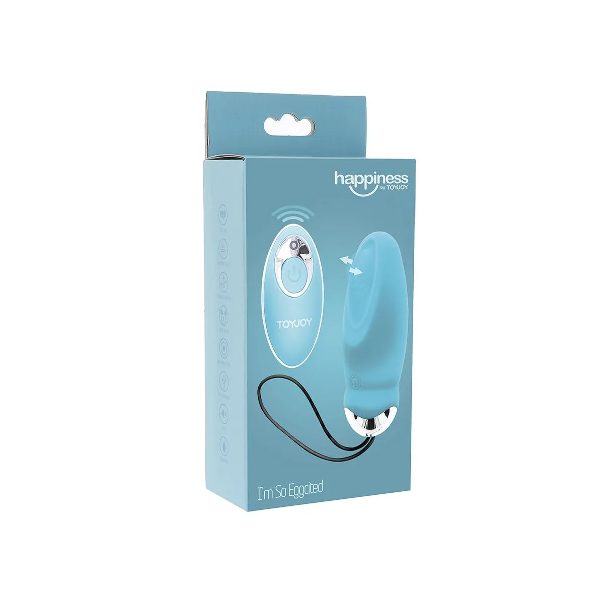 Happiness Im So Eggcited Vibrator mit Fernbedienung Blau von Toyjoy | Fesselliebe.de