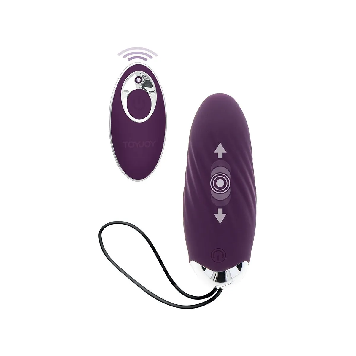 Happiness Knock Knock Eggstavagant Vibrator mit Fernbedienung Lila von Toyjoy | Fesselliebe.de