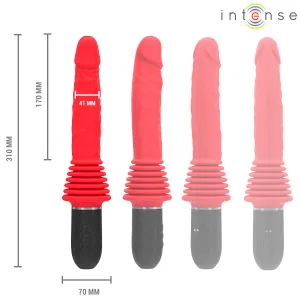 Cynthia mit Fernbedienungs-Stossvibrator mit Wärmefunktion von Intense Fun