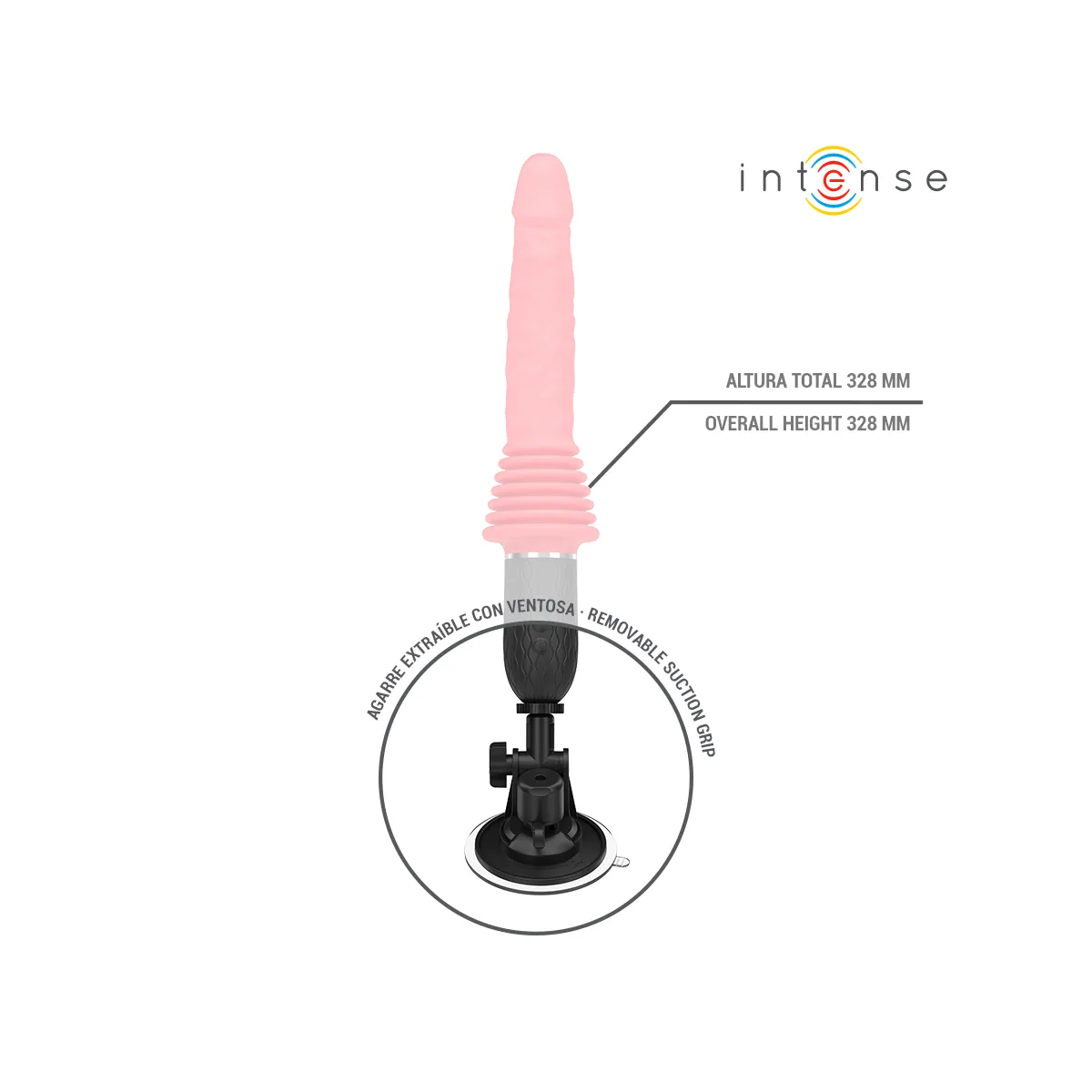 Cynthia mit Fernbedienungs-Stossvibrator mit Wärmefunktion von Intense Fun | Fesselliebe.de