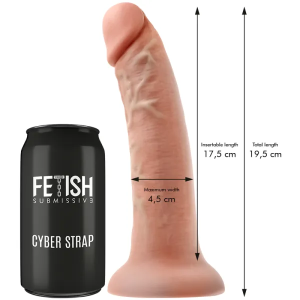 Harness mit Fernbedienung Dildo Watchme M Technologie von Cyber Strap | Fesselliebe.de
