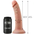 Harness mit Dildo- und Bullet-Fernbedienungs-Watchme-L-Technologie von Fetish Submissive
