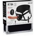 Harness mit Dildo- und Bullet-Fernbedienungs-Watchme-L-Technologie von Fetish Submissive