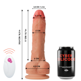 Fernbedienung Realistisch Master Huck 20,9 cm -O- 4 cm von Cyber Silicock | Fesselliebe.de