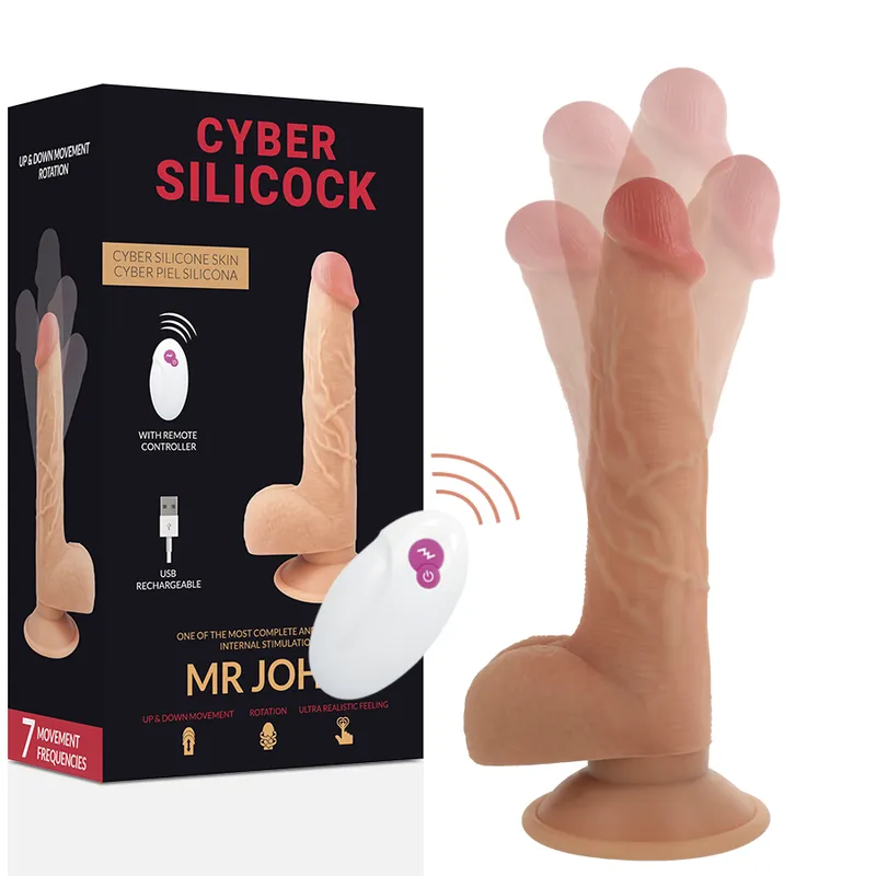 Fernbedienung Realistisch Mr John 23,88 cm -O- 4,3 cm von Cyber Silicock | Fesselliebe.de