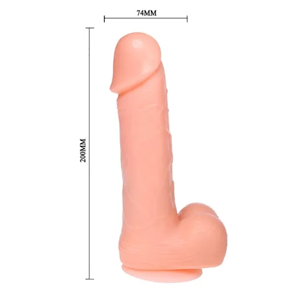 Realistischer Dildo Dong Vibration und Rotation 20 cm von Baile | Fesselliebe.de