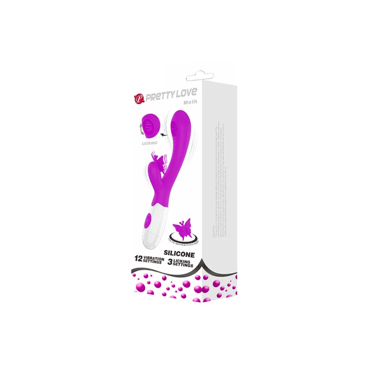 Moth Lecken & Vibrieren Flieder von Pretty Love | Fesselliebe.de