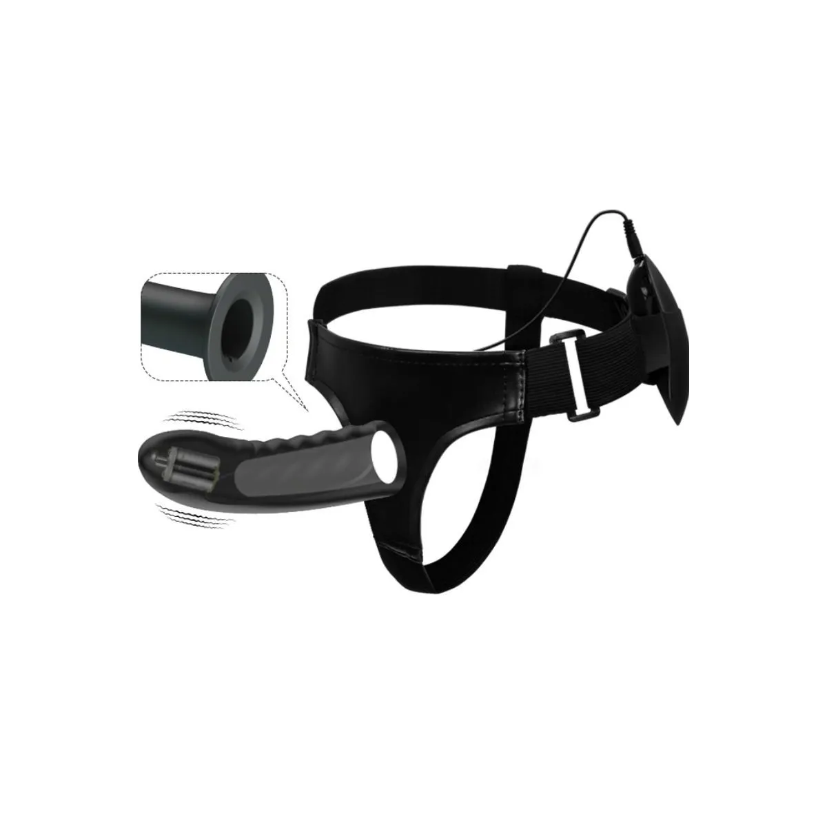 Marvin Strap-On mit Vibration und Hohldildo von Pretty Love | Fesselliebe.de