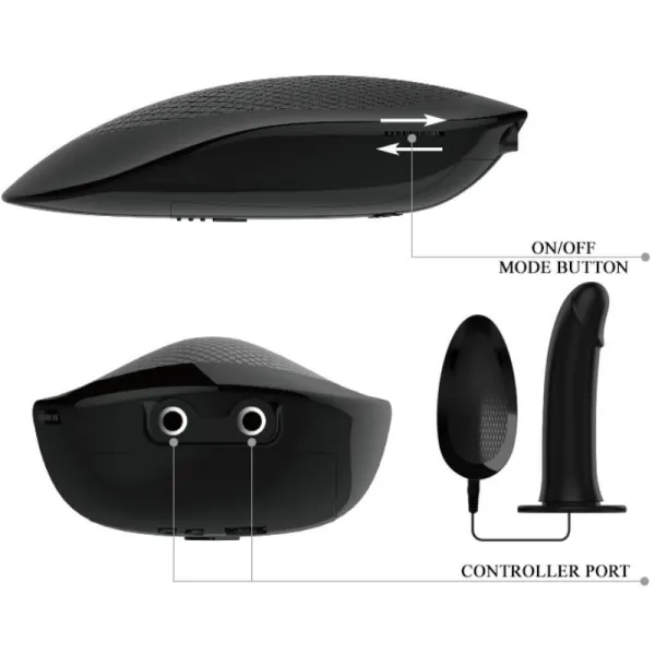 Marvin Strap-On mit Vibration und Hohldildo von Pretty Love | Fesselliebe.de