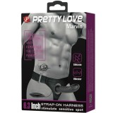 Marvin Strap-On mit Vibration und Hohldildo von Pretty Love | Fesselliebe.de