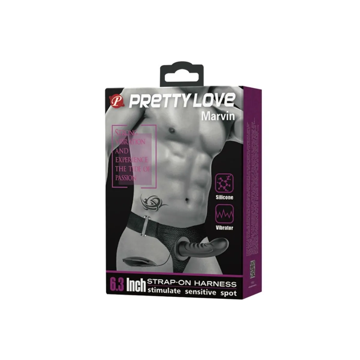 Marvin Strap-On mit Vibration und Hohldildo von Pretty Love | Fesselliebe.de