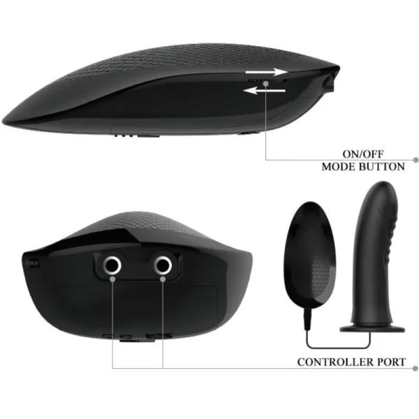 Myron Strap-On mit Vibration und Hohldildo von Pretty Love | Fesselliebe.de