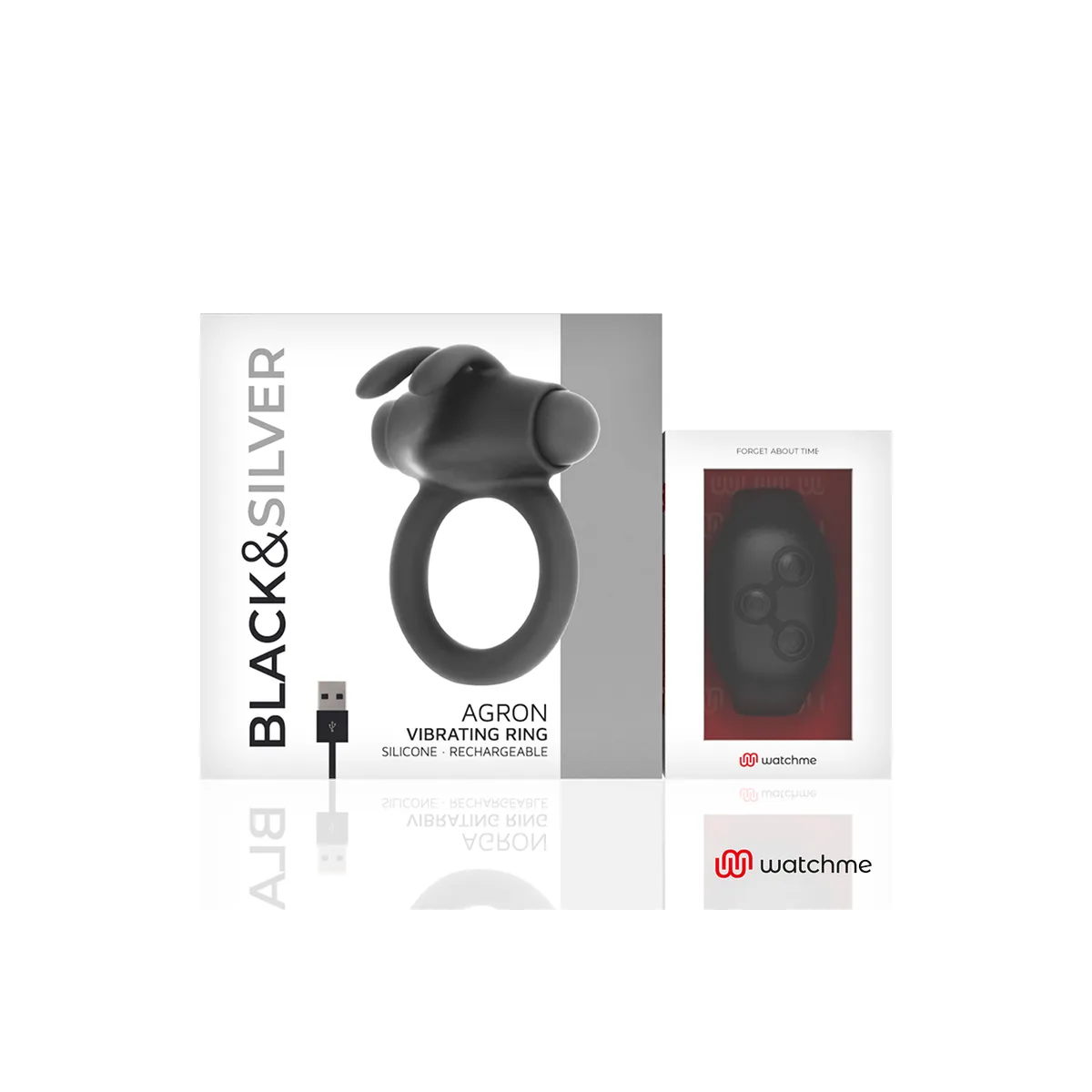 Agron Cockring-Uhr mit Fernbedienung von Black&Silver | Fesselliebe.de
