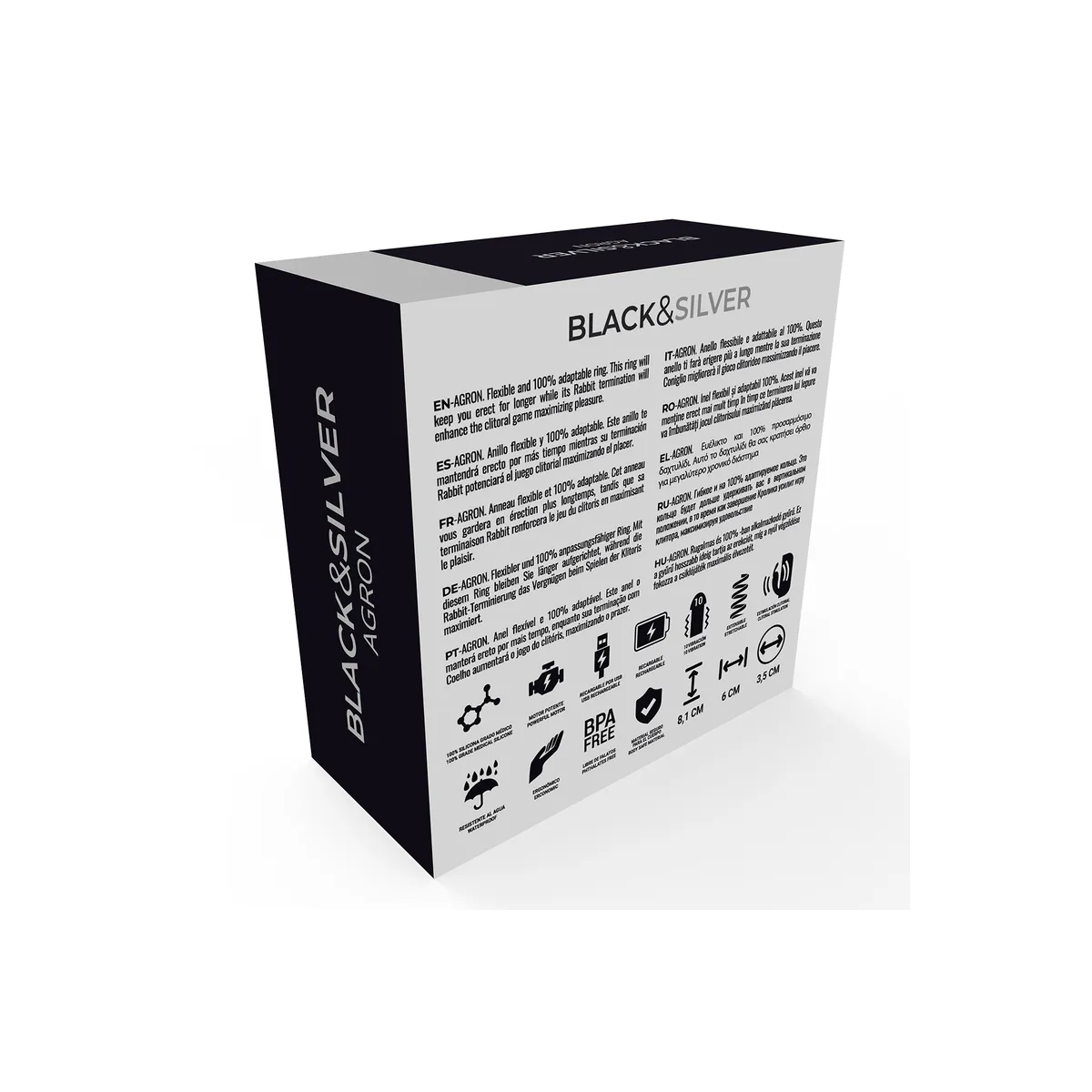 Agron Cockring-Uhr mit Fernbedienung von Black&Silver | Fesselliebe.de